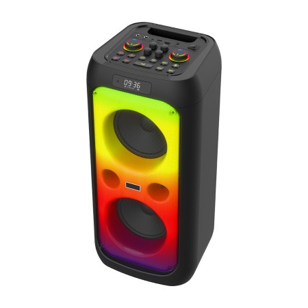 Zvucnik bluetooth bkk k6505b sa dva mikrofona crni ( ZV1010 )