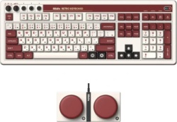 8BitDo Retro 108/mehanička/Fami Edition + Dual Super Buttons Bežična tastatura