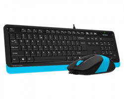 A4Tech F1010 fstyler USB US plava tastatura + USB plavi miš - Img 3