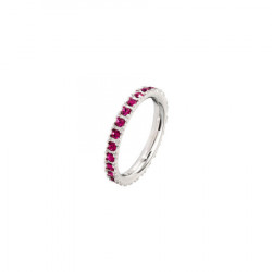 Amore baci srebrni prsten sa ciklama swarovski kristalima 53 mm ( rh006.12 ) - Img 4