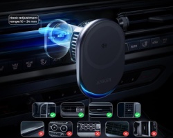 Anker Prime 25W MagGo bežični auto punjač, crni -5