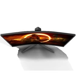 AOC  CQ27G2S 27" Gaming Curved LED 144Hz QHD Black-Red Monitor  ( CQ27G2S/BK ) -2