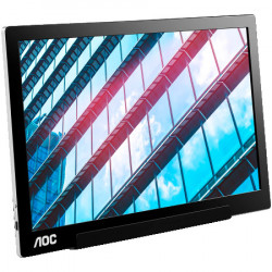 AOC portable monitor 39.5 cm (15.6 inches) (Full HD 1920x1080, IPS panel, USB-C, Smart Cover), HDR 60Hz 5ms ( I1601P ) - Img 3