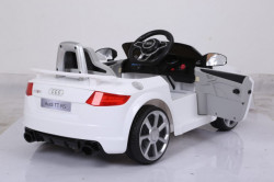 Audi TT RS Licencirani auto sa kožnim sedištima i mekim gumama - Beli - Img 2