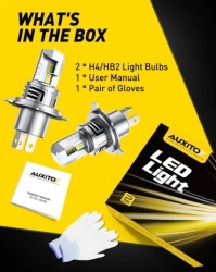 Auxito h4 led sijalice 6500k 13000lm set 60w canbus dd-m6s-h4-a ( AUX044 )