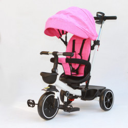 Babylands tricikl smart travel sa tendom Y-TS5107CW roze ( 066789 ) - Img 2