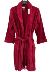 Bade Mantil Frotir Bordo S Dug rukav Z model ( VLK000312-bordodugrukavSzmodel )