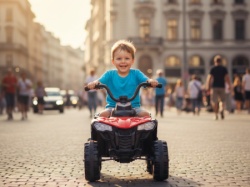 Bagi dečiji quad na akumulator 131 crveni