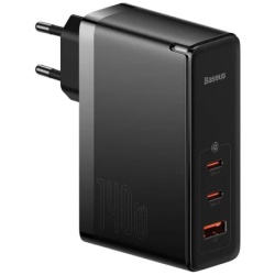 Baseus GaN5Pro punjač 140W 1*Usb A/2* Type C + kabl Type C/Type C crna ( 999902 )-1