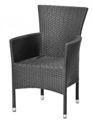 Baštenska stolica Aidt crna ( 3737250 )