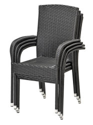 Baštenska stolica Haldbjerg čelik/patan crna ( 3700116 ) - Img 3
