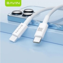 Bavin kabl 30W Type C na Ligtning bela ( 90124 )-1