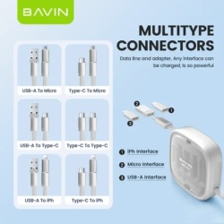 Bavin Multifunkcionalni box Type C 60W (Type C, Lightning,Micro) ( 90127 )-2