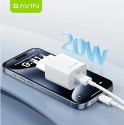 Bavin punjač 20W USB-A + kabl Micro bela ( 90028 )-3