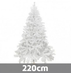 Bela novogodišnja jelka 220 cm