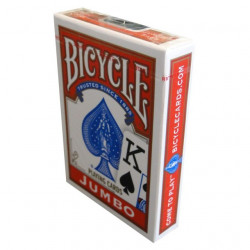 Bicycle Rider Back Jumbo index Poker karte - Crvene ( 37826R ) - Img 4