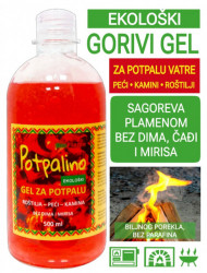 BioFlame Potpalino gel za potpalu vatre u roštilju, peći, kaminu - Img 3