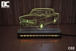 Black Cut 3D Lampa jednobojna - Lada ( C02 ) - Img 8
