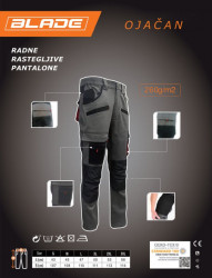 Blade pantalone blade streč vel-3Xl ( BWP-02XXXL ) - Img 2