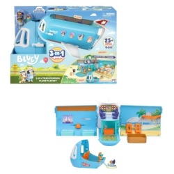 Bluey s11 3-in-1 airplane playset ( ME17670 ) -2