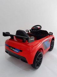BMW MOTO SPORT - Crveni Auto na akumulator sa kožnim sedištem + funkcija ljuljanja - Img 5