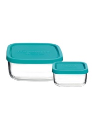 Bormioli frigoverre set quadra 15 cm + system 10x7 cm