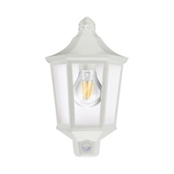 Braytron bela spoljna svetiljka sa senzorom 1xE27 ( BG44-20100 )