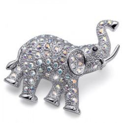 Broš sa swarovski kristalima oliver weber elephant ( 58047 ) - Img 1