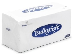 BulkySoft salveta bela 30x30cm 500/1 1sl (10 pak) ( 151-C32130E20 )