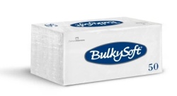 Bulkysoft salveta bela 38x38cm 50/1 2sl (40 pak) ( 155-C32150E10 )