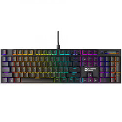 Canyon cometstrike GK-55, 104keys mechanical keyboard GTMX red switch black ( CND-SKB55-US )  - Img 1