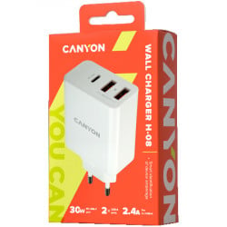 Canyon H-08 universal 3xUSB AC charger (in wall) ( CNE-CHA08W )  - Img 2