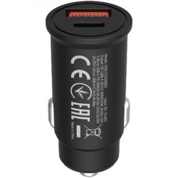 Canyon, PD 30WQC3.0 18W Pocket size car charger with 1-USB A+ 1-USB-C Input: DC12V-24V, Output: USBC: PD30W( 5V3A9V3A12V2.5A15V2A20V1.5A), - Img 3