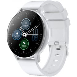 Canyon smartwatch, realtek 8762CK, 1.28"TFT 240x240px RAM : 160KB, Lithium-ion polymer battery, 3.7V 190mAh Include, Silver Zinc alloy mi - Img 4