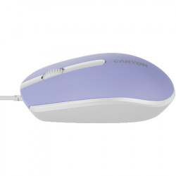 Canyon wired optical mouse with 3 buttons Mountain lavender ( CNE-CMS10ML )  - Img 3