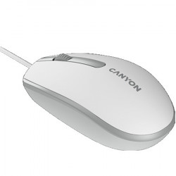 Canyon wired optical mouse with 3 buttons White grey ( CNE-CMS10WG )  - Img 7