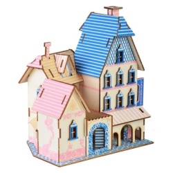Čarolijashop 3d drvena slagalica - Vila PACA ( 297)-4