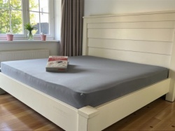 Čaršav Pamuk - Lastiš 180x200/25cm Dark grey/Navy blue color ( VLK000323-dkgrey )