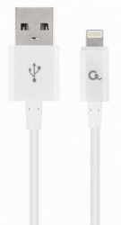 CC-USB2P-AMLM-2M-W Gembird 8-pin charging and data cable, 2m, white - Img 1