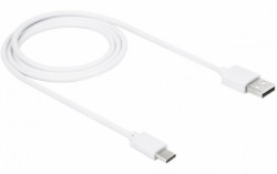 CCP-USB2-AMCM-1M** Gembird USB 2.0 AM to Type-C cable (AM/CM), QC3.0, 1m WHITE (87) - Img 2