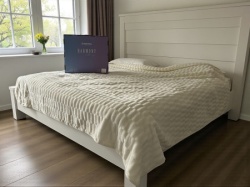 Ćebe Harmony Glat 220x240cm Prljavo bela boja ( VLK000367-prlj.belaboja )