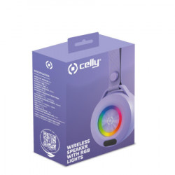 Celly wireless prenosivi bluetooth zvučnik u ljubičastoj boji ( LIGHTBEATVL ) - Img 3