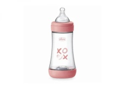 Chicco p5 plastična flašica 240ml,silikon,dev. ( A075867 )