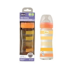 Chicco pe staklena flašica,uni,silikon,240ml ( A100067 )