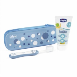 Chicco set za pranje zuba 6m+,plavi ( A091829 )