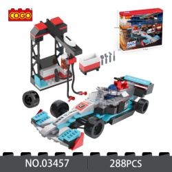 Cogo trkački auto - formula, plava - broj delova: 288 ( 93659 )
