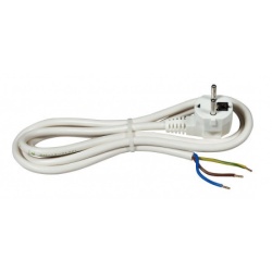 Commel prikljucni kabl 16a 250v 3500w, beli, 1,5m h05vv-f 3g1,5 ( 0512 )