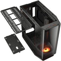 Cougar FV270 Black PC Case Mid tower Glass Perimeter Black ( CGR-58M6B ) -9