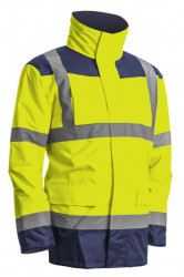 Coverguard 4u1 signalizirajuća zaštitna hi-viz parka kanata žuto-plava veličina xl ( 7kanyxl )