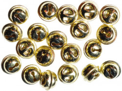 Crafty deco, kraft zvončići, okruglo, zlatna,14mm, 20K ( 137702 ) - Img 1